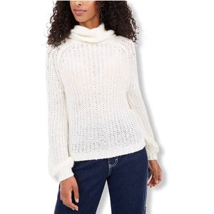 Planet Gold Junior’s Cowl-Neck Sweater